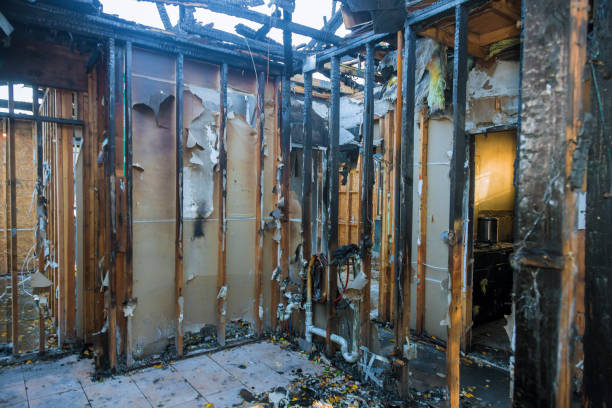 Professional Emergency Fire Cleanup technician working in Roseland, NJ